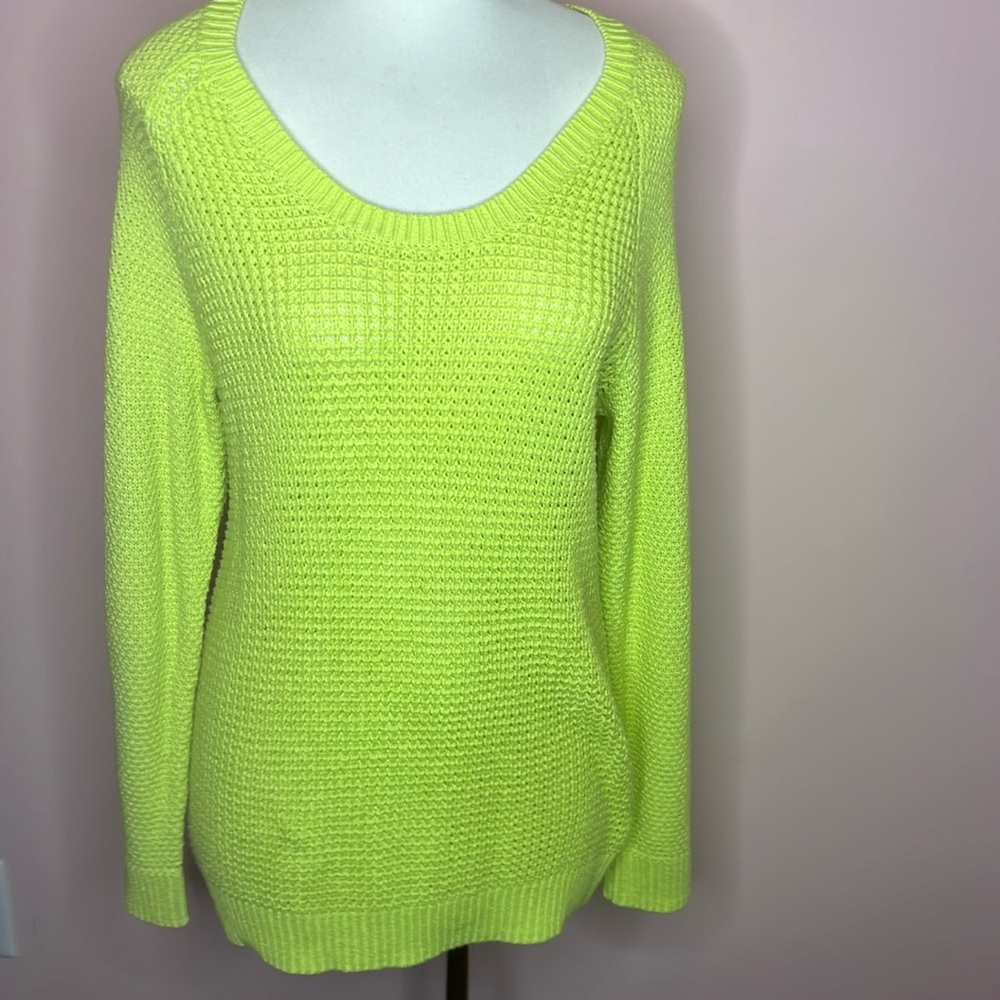 Sonoma Lime Green Sweater